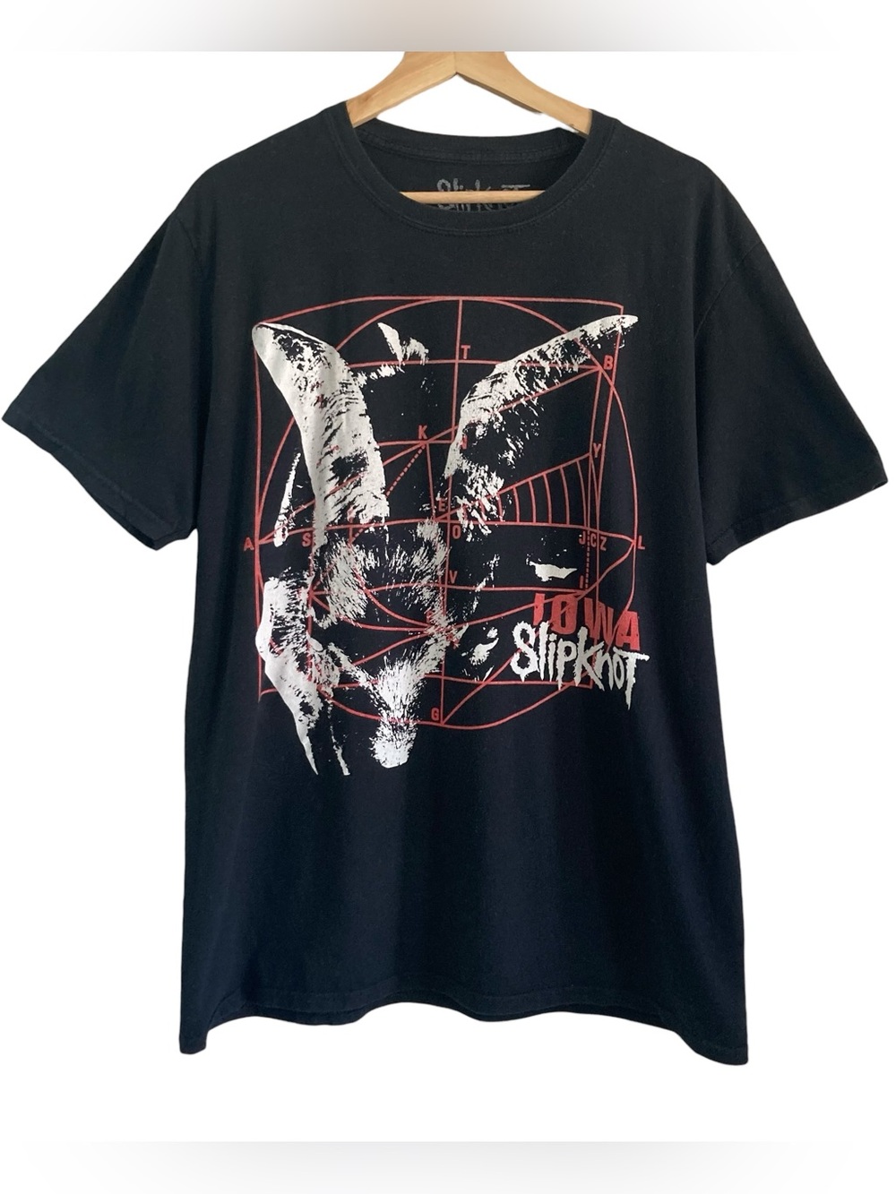 SLIPKNOT IOWA Barcode Graphic Band Tee Shirt